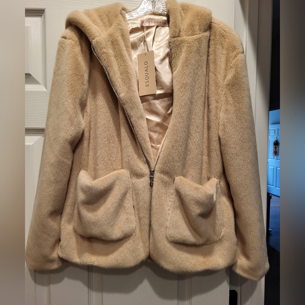 Faux fur jacket